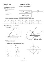 Chuyên đề 8: Lượng giác