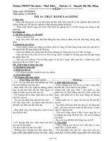 Giáo án Sinh 12 tiết 14: Thực hành lai giống