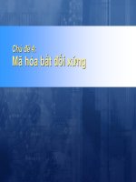 Bài giảng An toàn bảo mật hệ thống: Chủ đề 4 - Nguyễn Xuân Vinh - Trường Đại Học Quốc Tế Hồng Bàng
