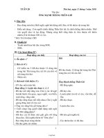 Bài soạn các môn lớp 2 - Tuần 20 năm 2010