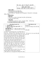 Giáo án Thủ công - Bài dạy: Gấp mũ ca lô (tiết 2)