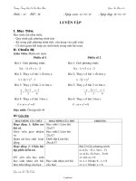 Thiết kế giáo án Đại số 8 - Tiết 46: Luyện tập