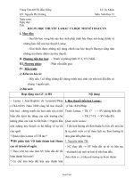 Giáo án Sinh 12 cơ bản bài 25: Học thuyết lamac và học thuyết đacuyn