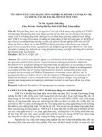 Tác động của cách mạng công nghiệp 4.0 đến kế toán quản trị và những vấn đề đặt ra đối với Việt Nam