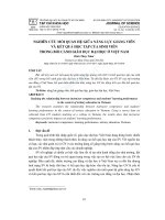 Nghiên cứu mối quan hệ giữa năng lực giảng viên và kết quả học tập của sinh viên trong bối cảnh giáo dục đại học ở Việt Nam