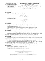 Đề thi tuyển sinh vào lớp 10 THPT tỉnh Bắc Ninh năm học 2012 – 2013 môn thi: Toán (dành cho tất cả thí sinh)