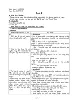 Giáo án dạy thêm Văn 8 HKI