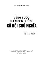 Ebook Vững bước trên con đường xã hội chủ nghĩa: Phần 1