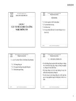 Bài giảng Tin học đại cương: Chương 7 - Học viện Nông nghiệp Việt Nam - Trường Đại học Công nghiệp Thực phẩm Tp. Hồ Chí Minh