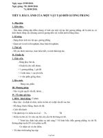 Giáo án Vật lý 7 tiết 5 bài 5: Ảnh của một vật tạo bởi gương phẳng