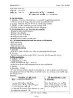 Giáo án Giáo dục công dân 8 tiết 28: Hiến pháp nước cộng hoà xã hội chủ nghĩa Việt Nam (t1)