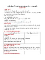 Giáo án môn Tiếng Việt lớp 1 sách Cánh Diều - Bài 9: Ôn tập - Trường Đại học Công nghiệp Thực phẩm Tp. Hồ Chí Minh