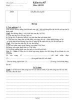 Kiểm tra 45 phút Môn Giáo dục công dân lớp 8