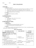 Giáo án lớp Sinh học khối 8 - Tiết 17: Tim và mạch máu