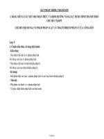 Bảng mô tả - Chủ đề (nội dung): Vi phạm pháp luật và trách nhiệm pháp lý của công dân