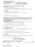 Đề thi tốt nghiệp thpt năm 2010 môn: Toán – trung học phổ thông