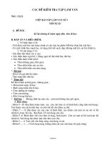 Bộ đề kiểm tra thường xuyên Ngữ văn 8 - Học kì 1