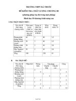 Đề kiểm tra chất lượng chương III (phương pháp toạ độ trong mặt phẳng) Hình học 10 chương trình nâng cao