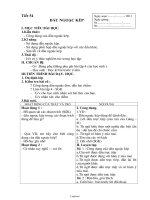 Giáo án Ngữ văn 8 tuần 14 - Trường THCS Phúc Sơn