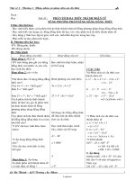 Thiết kế giáo án Đại số 8 - Chương I: Phép nhân và phép chia các đa thức - Tiết 10: Phân tích đa thức thành nhân tử bằng phương pháp dùng hằng đẳng thức