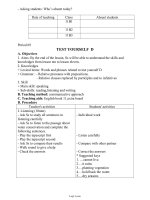 Bài ôn tập môn Tiếng Anh khối 11 - Period 69: Test yourself D