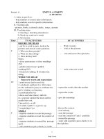 Bài soạn môn học Tiếng Anh lớp 11 - Period: 11 đến period: 17