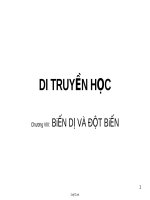 Kiến thức Biến dị và đột biến