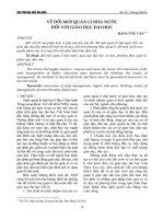 Về đổi mới quản lí nhà nước đối với giáo dục đại học