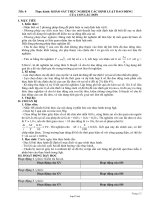 Giáo án Vật lý 12 cơ bản - Thực hành: Khảo sát thực nghiệm các định luật dao động của con lắc đơn - Nguyễn Đức Hồng