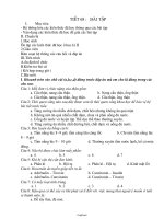 Thiết kế giáo án môn Sinh học 8 - Tiết 68: Bài tập