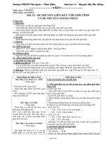 Giáo án Sinh 12 tiết 12: Di truyền liên kết với giới tính và di truyền ngoài nhân