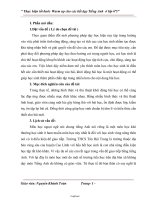 Sáng kiến kinh nghiệm Thực hiện tốt bước Warm up cho các tiết dạy Tiếng Anh ở lớp 6ª5