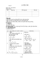 Thiết kế giáo án Đại số 8 - Học kì I - Tiết 27: Luyện tập