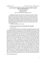 Cải cách quân đội của Đảng Cộng sản Trung Quốc từ năm 2012 đến nay - Trường Đại học Công nghiệp Thực phẩm Tp. Hồ Chí Minh
