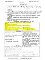 Giáo án Vật lý 7 - Trường THCS Thanh Lĩnh