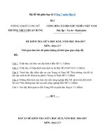 Tải Bộ đề thi giữa học kì 2 lớp 7 môn Địa lí có đáp án - Đề kiểm tra giữa HK 2 môn Địa lớp 7 có đáp án