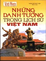 Ebook Những danh tướng trong lịch sử Việt Nam: Phần 1 - Trường Đại Học Quốc Tế Hồng Bàng