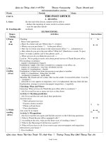 Thiết kế bài dạy môn Tiếng Anh khối 11 - Unit 9: The post office - Trường Trung Học Phổ Thông Tân An