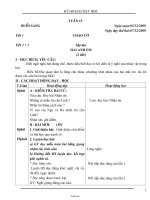 Kế hoạch giảng dạy khối lớp 2 - Tuần 15 (chuẩn kiến thức)