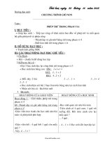 Kế hoạch bài học lớp 1 - Tuần dạy 10 năm học 2012