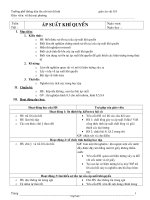 Giáo án Vật lí 8 tiết 9: Áp suất khí quyển