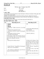 Giáo án Tổng hợp môn học lớp 5 - Tuần 35 năm 2010