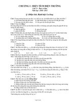 Giáo án giảng dạy môn Vật lý 11 - Bài 1 đến bài 5