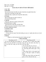 Giáo án môn Sinh học lớp 7 năm 2009 - Tiết 20: Một số thân mềm khác