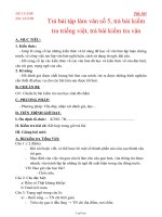 Bài giảng môn học Ngữ văn lớp 7 - Tiết 103: Trả bài tập làm văn số 5, trả bài kiểm tra triếng Việt, trả bài kiểm tra văn