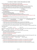 Câu hỏi trắc nghiệm Vật lí 12 - Dòng điện xoay chiều