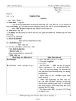 Kế hoạch dạy học bài học Ngữ văn 8– học kỳ 2