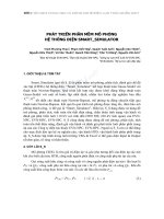 Phát triển phần mềm mô phỏng hệ thống điện Smart_Simulator - Trường Đại học Công nghiệp Thực phẩm Tp. Hồ Chí Minh