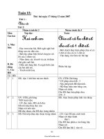 Giáo án các môn lớp ghép 2, 3 - Tuần số 15