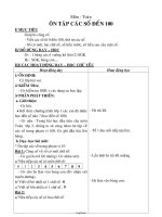 Kế hoạch giảng dạy môn học lớp 2, kì I - Tuần 1